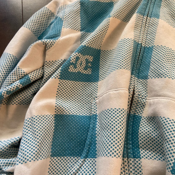 Men’s DC plaid zip up - Picture 2 of 3